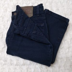 Vintage Dark Blue Slim Fit Tapered Levi's Jeans